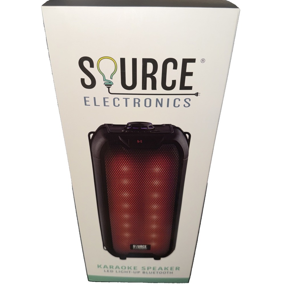 Karaoke Bluetooth Speaker LED Color Light-up & MIC- NEW/Sealed‎ in BOX